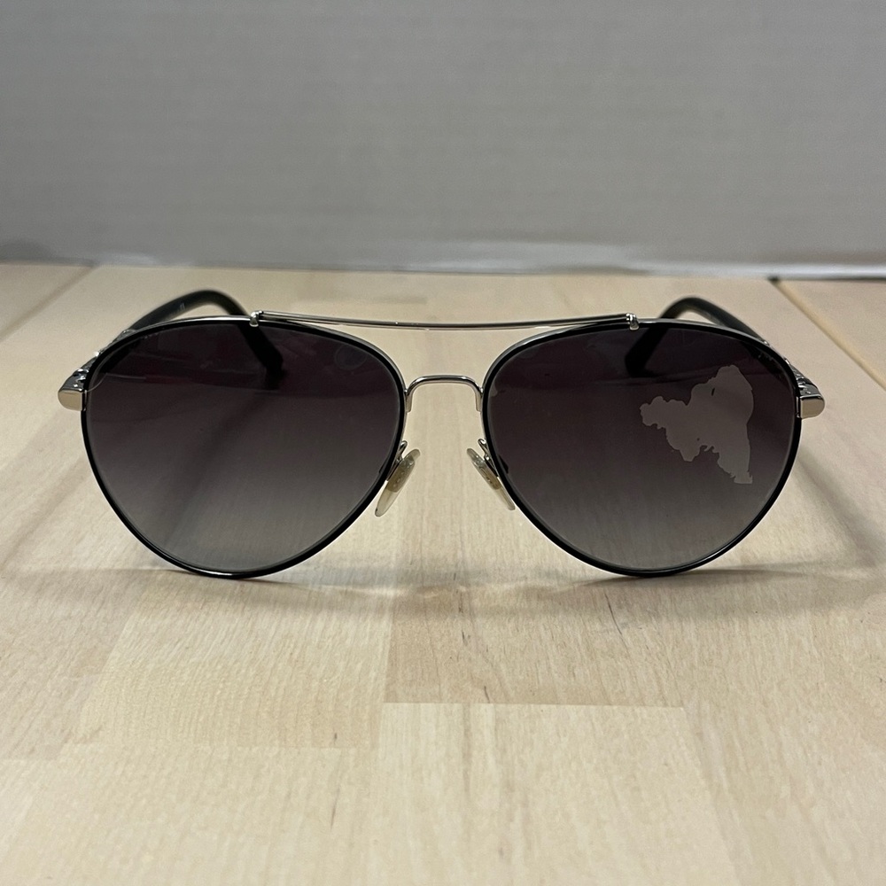 Burberry 3089 Silver & Black Aviator Sunglasses FRAMES ONLY - Picture 2 of 16
